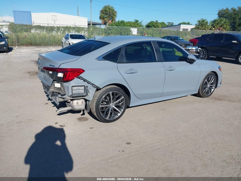 Vin: 2hgfe1f93rh323170, lot: 46543054, honda civic touring 20244