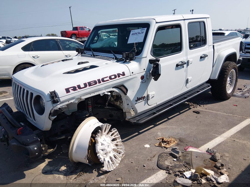 Vin: 1c6jjtbg0ll162654, lot: 46543075, jeep gladiator rubicon 4x4 20202