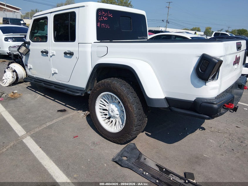 Vin: 1c6jjtbg0ll162654, lot: 46543075, jeep gladiator rubicon 4x4 20203