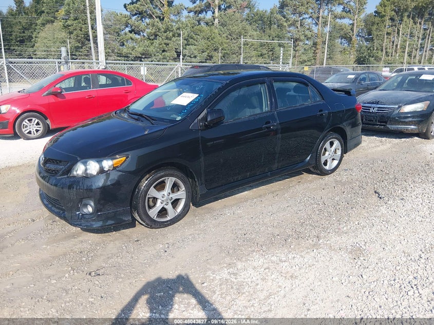 Vin: 2t1bu4ee6bc636147, lot: 46543082, toyota corolla s 20112
