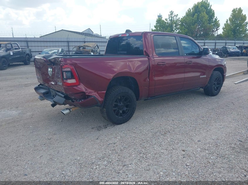 Vin: 1c6srfjt0pn513571, lot: 46543105, ram 1500 laramie  4x4 5'7 box 20234