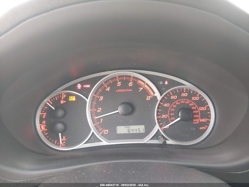 2014 SUBARU IMPREZA WRX auction photo 7