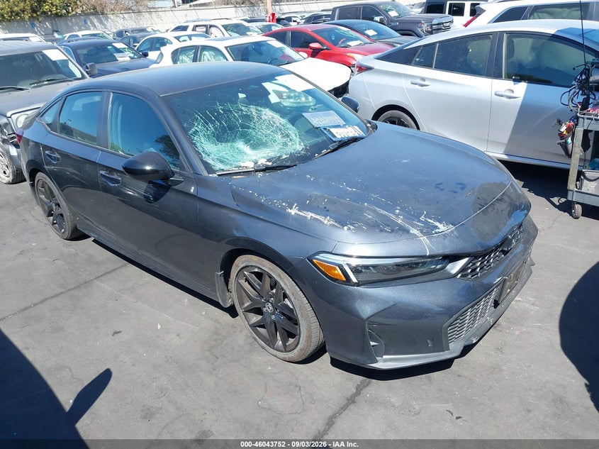 Vin: 2hgfe2f52th518381, lot: 46543207, honda civic sport 2026 img_1