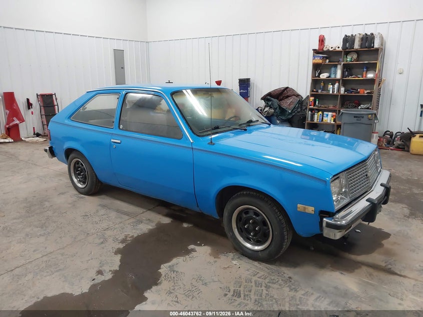 1982 Chevrolet Chevette, Hail, IAAI, VIN 1G1AB08D5CA125279