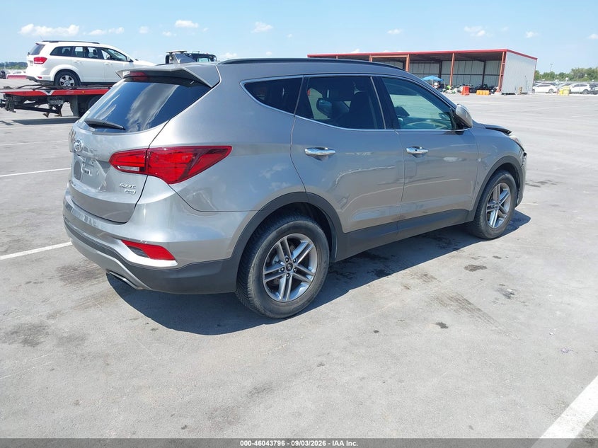 Vin: 5xyzudlb3jg509611, lot: 46543251, hyundai santa fe sport 2.4l 20184