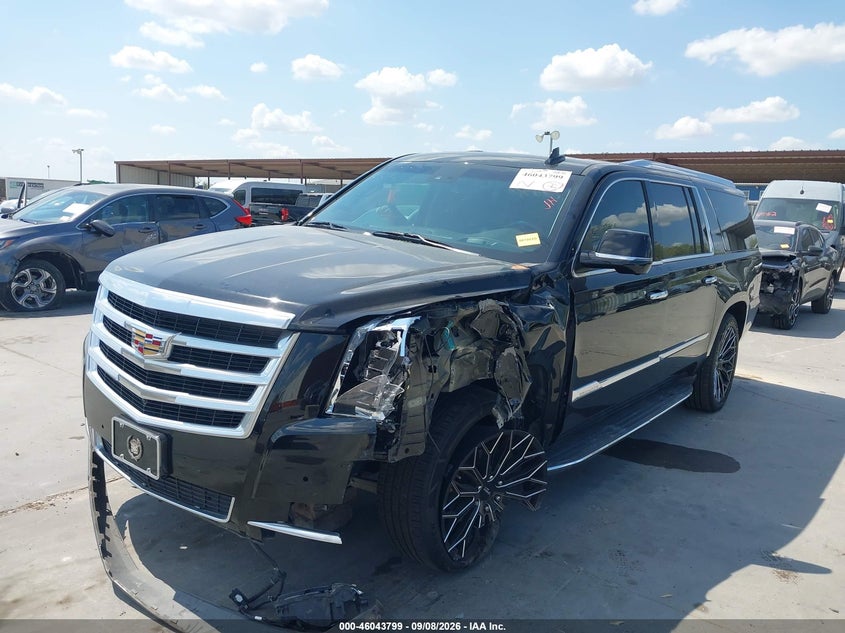 Vin: 1gys3skjxfr533845, lot: 46543254, cadillac escalade esv luxury 20152