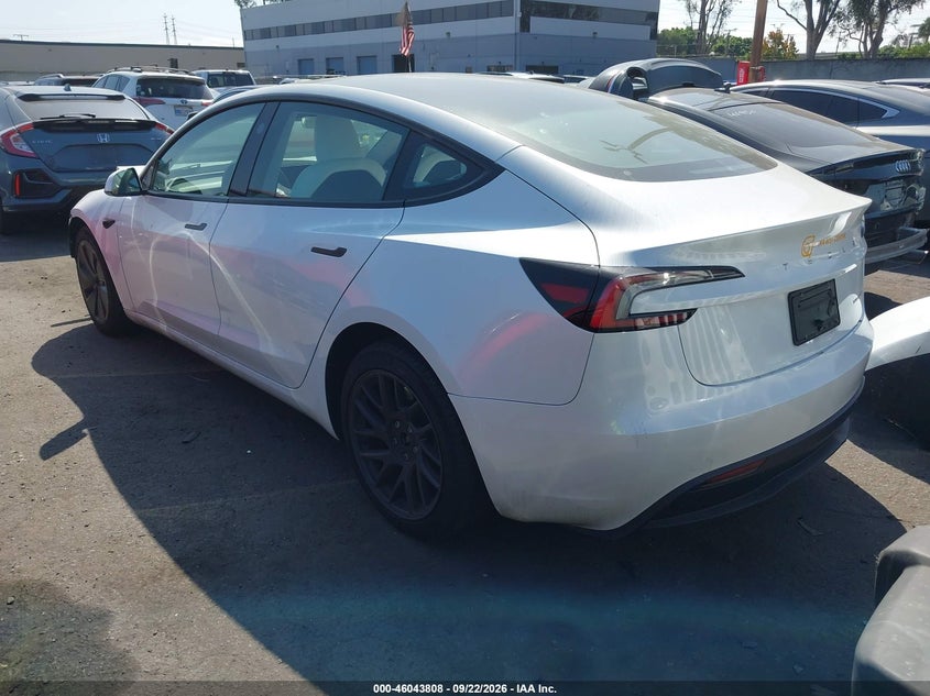 Vin: 5yj3e1eb5sf874282, lot: 46543263, tesla model 3 long range all-wheel drive 20253