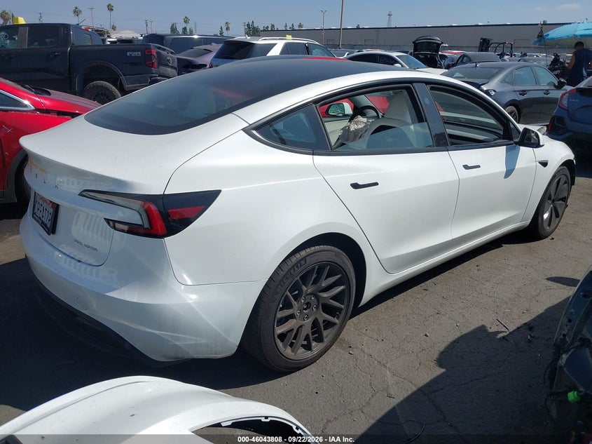 Vin: 5yj3e1eb5sf874282, lot: 46543263, tesla model 3 long range all-wheel drive 20254