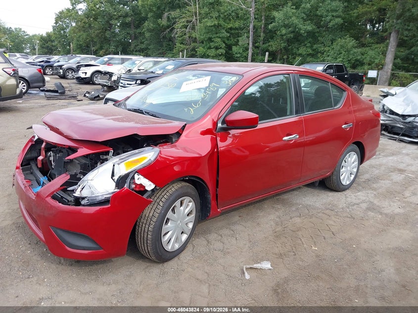 Vin: 3n1cn7ap0jk397936, lot: 46543279, nissan versa 1.6 sv 20182