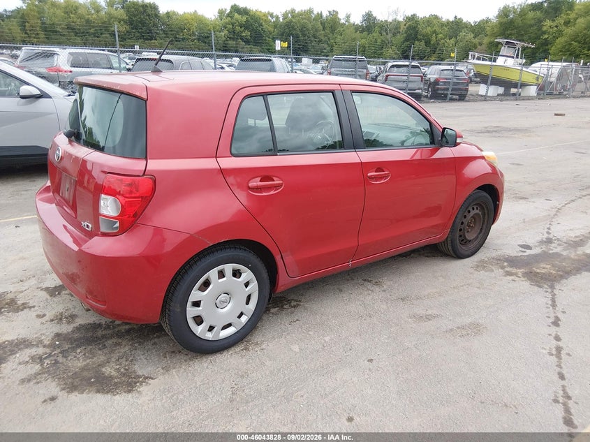 2008 SCION XD HATCHBACK 1.8L I-4 DOHC, VVT, REGULAR , 128HP