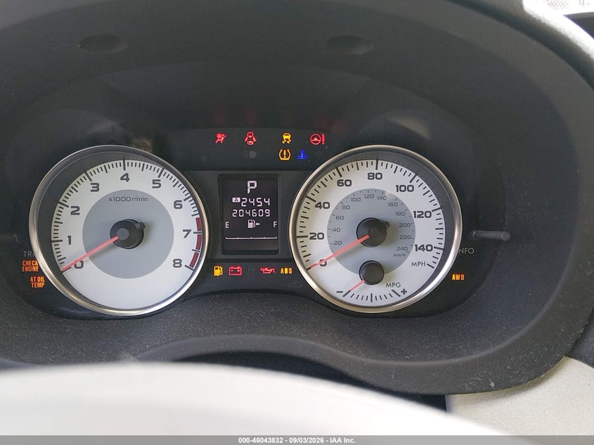 2012 SUBARU IMPREZA auction photo 7