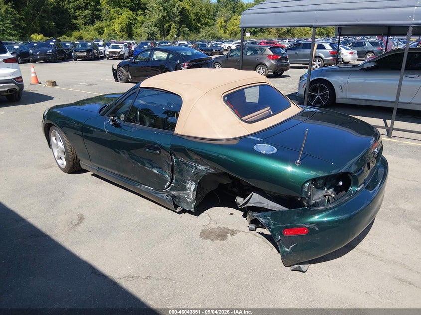 MAZDA MX-5 MIATA 2002 VIN JM1NB353820227864