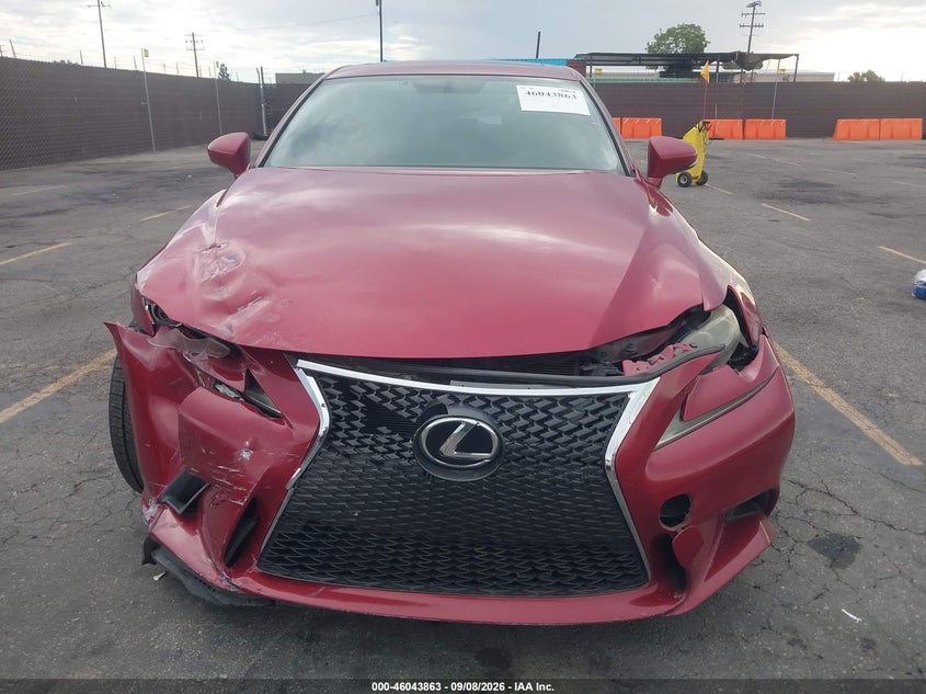 LEXUS IS 250 2014 VIN JTHBF1D2XE5000816