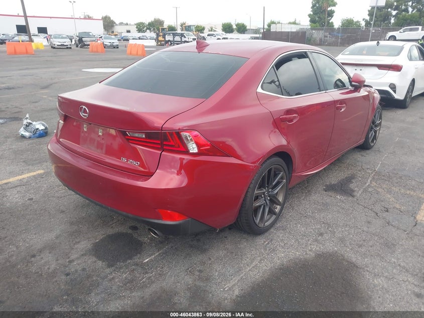 LEXUS IS 250 2014 VIN JTHBF1D2XE5000816