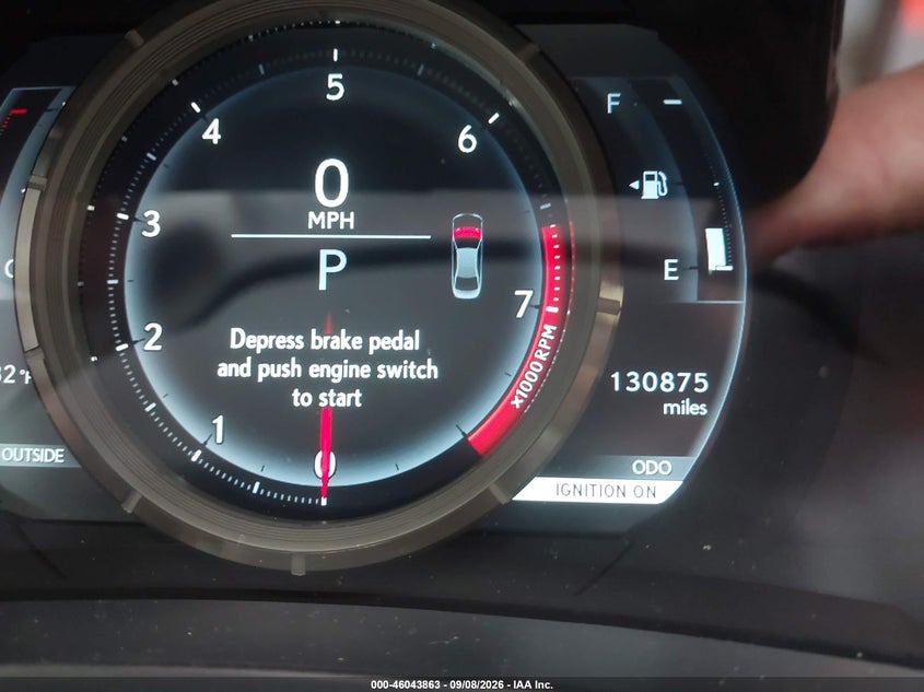 LEXUS IS 250 2014 VIN JTHBF1D2XE5000816