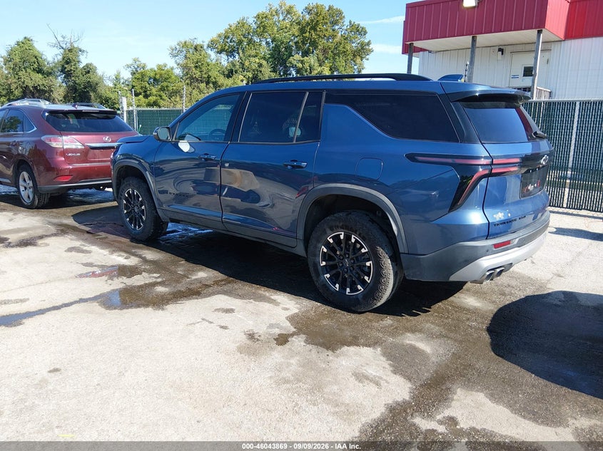 Vin: 1gnevjrsxsj175653, lot: 46543324, chevrolet traverse awd z71 20253