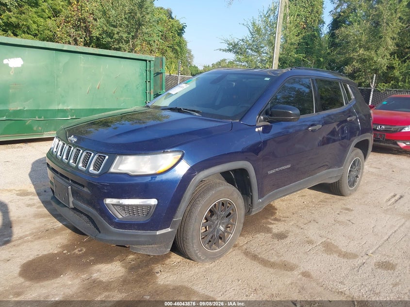 Vin: 3c4njdab2jt107856, lot: 46543331, jeep compass sport 4x4 20182