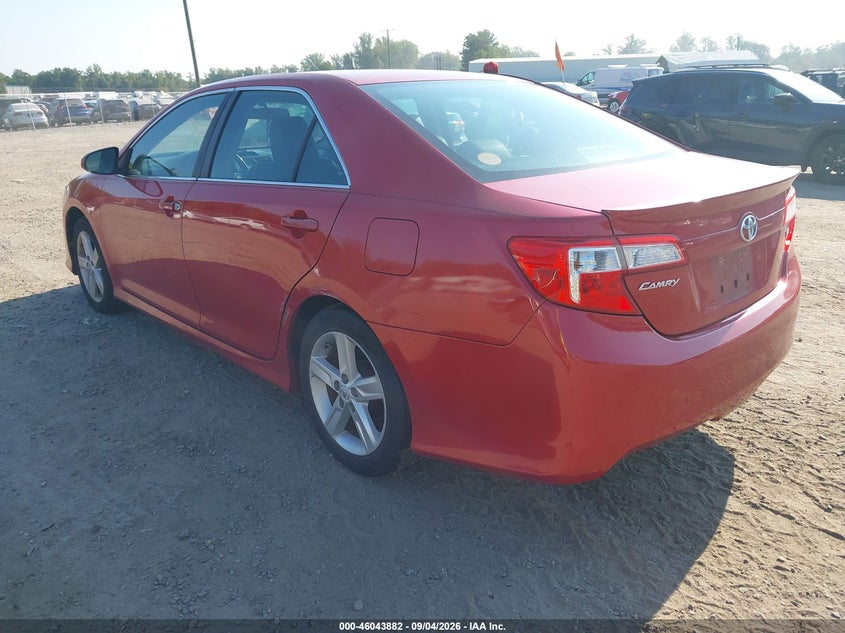 2012 TOYOTA CAMRY SEDAN 2.5L I-4 DOHC, VVT, REGULAR , 173HP