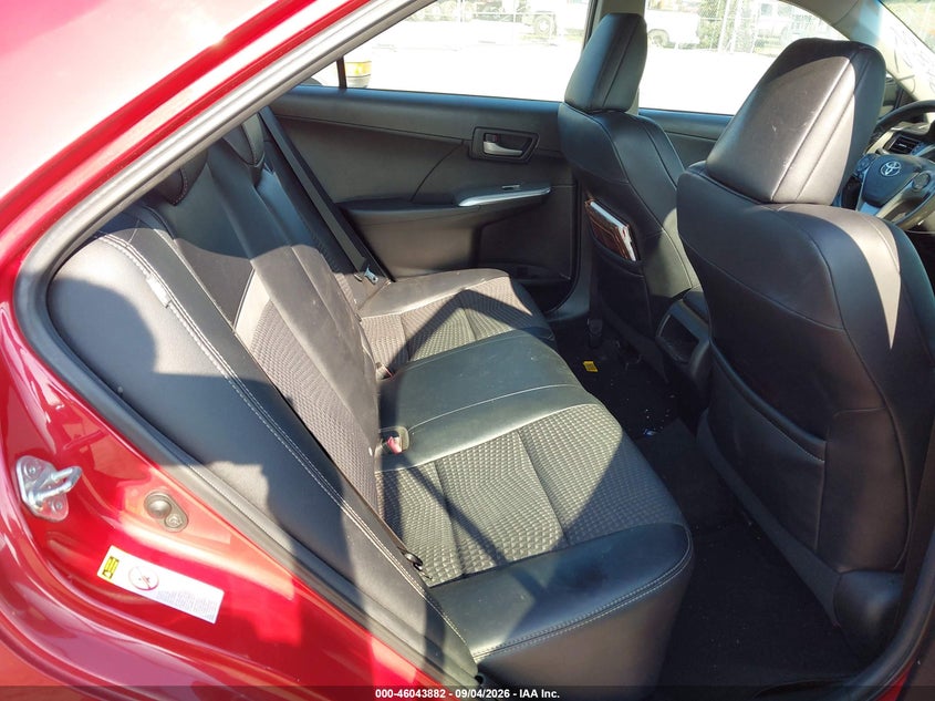 2012 TOYOTA CAMRY SEDAN 2.5L I-4 DOHC, VVT, REGULAR , 173HP