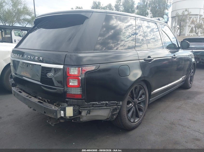 Vin: salgs2vf9fa228608, lot: 46543340, land rover range rover 3.0l v6 supercharged hse 20154