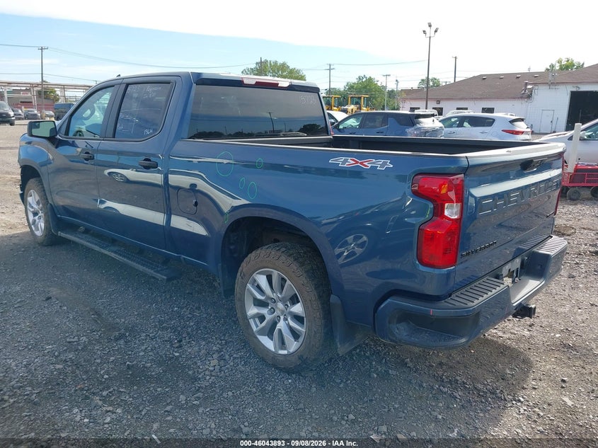 Vin: 1gcpdbek1rz196550, lot: 46543348, chevrolet silverado 1500 custom 20243