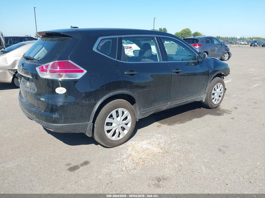 Vin: knmat2mv5gp720537, lot: 46543395, nissan rogue s 20164