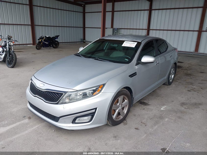 Vin: 5xxgm4a76eg289803, lot: 46543405, kia optima lx 20142