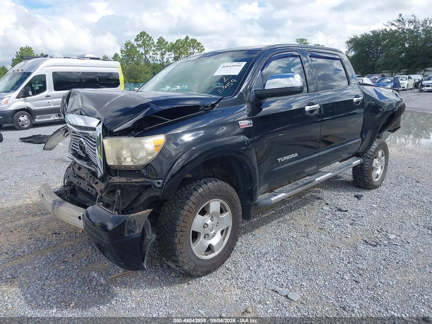 Vin: 5tfhw5f13ax150689, lot: 46543414, toyota tundra limited 5.7l v8 20102