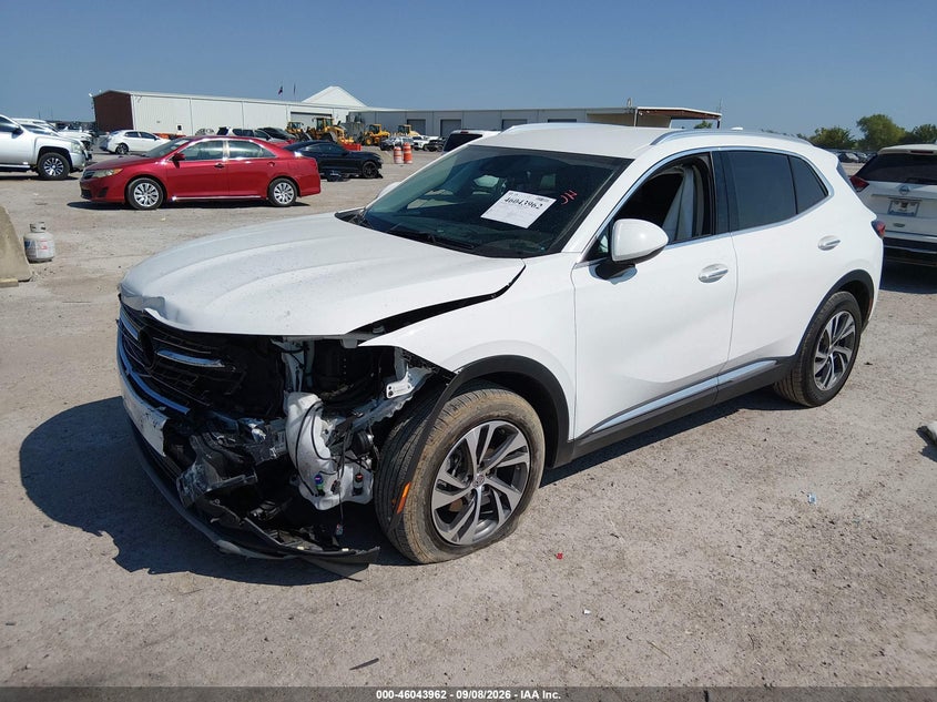 Vin: lrbfznr40pd070148, lot: 46543417, buick envision essence fwd 20232