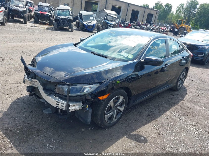Vin: 2hgfc2f64kh598750, lot: 46543436, honda civic lx 20192