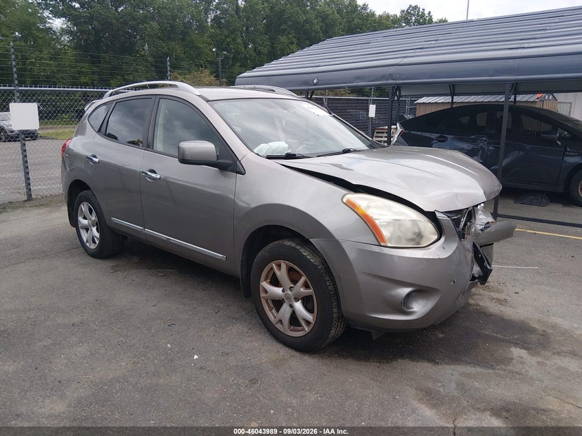 Vin: jn8as5mv8bw689310, lot: 46543443, nissan rogue sv 2011 img_1