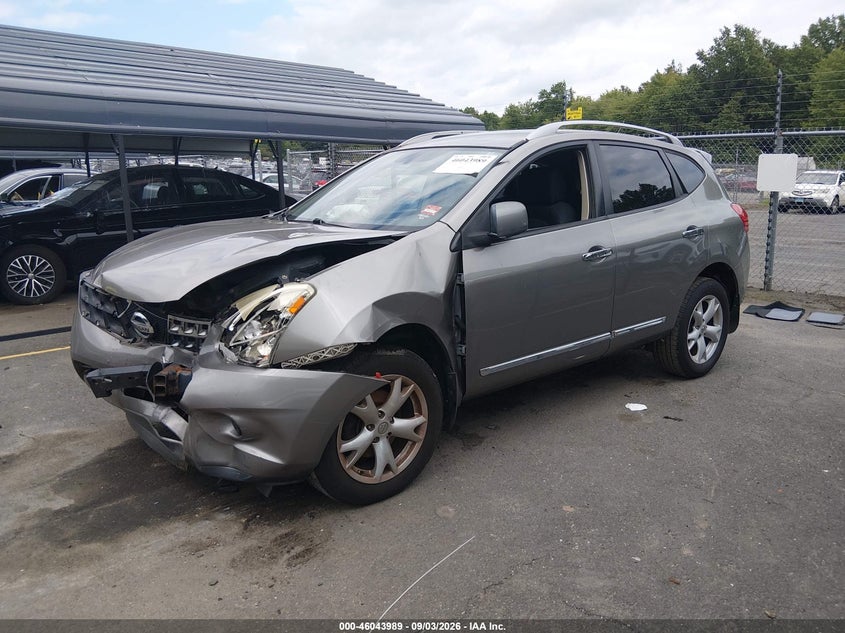 Vin: jn8as5mv8bw689310, lot: 46543443, nissan rogue sv 20112