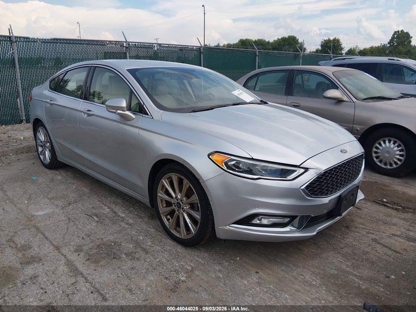 Vin: 3fa6p0d97hr310663, lot: 46543480, ford fusion platinum 2017 img_1