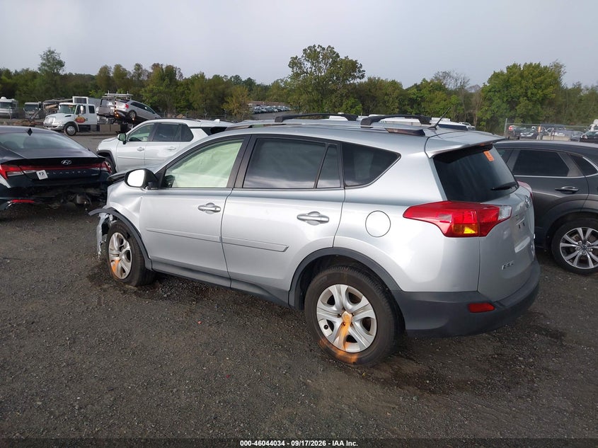 Vin: jtmzfrev4fd054272, lot: 46543489, toyota rav4 le 20153