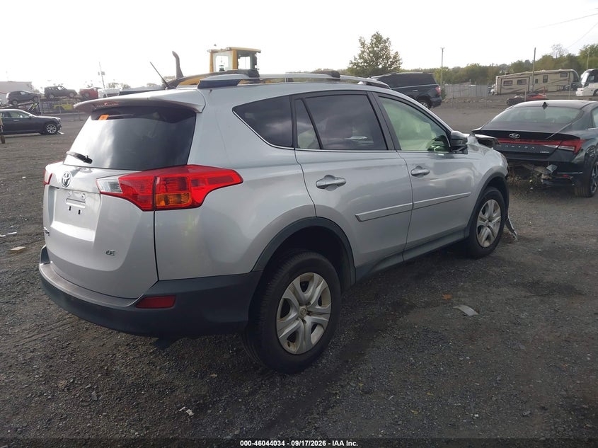 Vin: jtmzfrev4fd054272, lot: 46543489, toyota rav4 le 20154