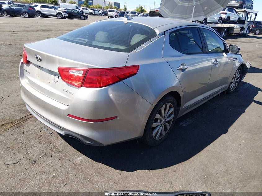 Vin: 5xxgn4a70eg265039, lot: 46543592, kia optima ex 20144