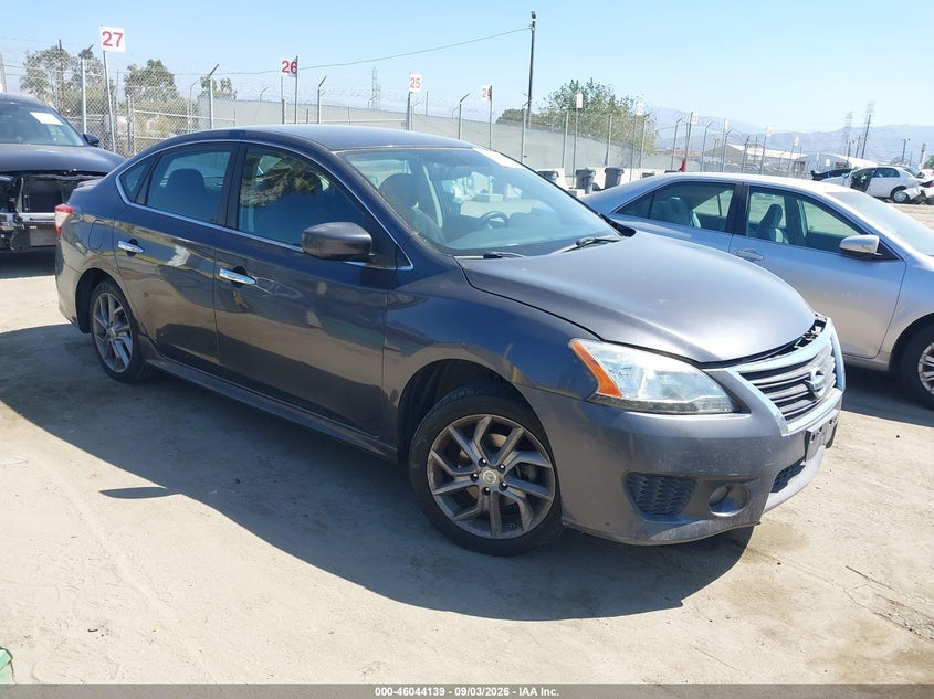 2013 Nissan Sentra Sr, Left Front, IAAI, VIN 3N1AB7AP9DL621932