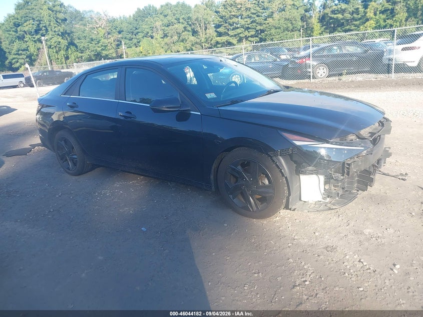 Vin: kmhln4aj4nu025685, lot: 46543636, hyundai elantra hybrid limited 2022 img_1