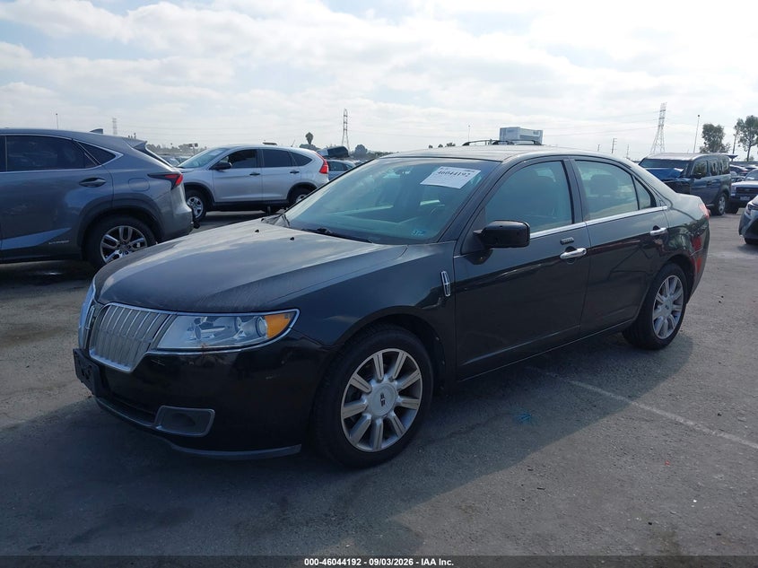 2012 LINCOLN MKZ SEDAN 3.5L V-6 DOHC, VVT, REGULAR , 263HP