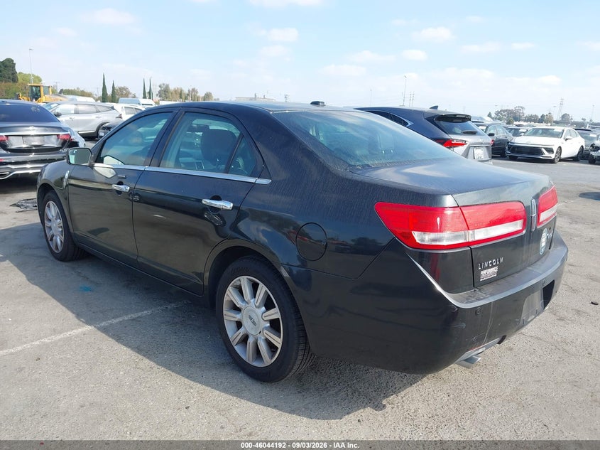 2012 LINCOLN MKZ SEDAN 3.5L V-6 DOHC, VVT, REGULAR , 263HP