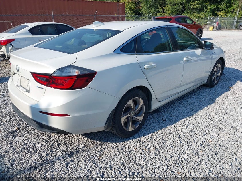 Vin: 19xze4f57ke012529, lot: 46543679, honda insight ex 20194