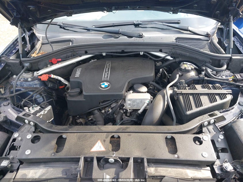 BMW X3 2016 VIN 5UXWX9C50G0D89297