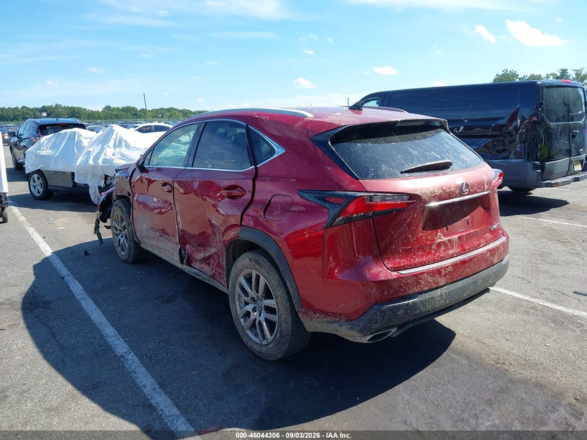 LEXUS NX 200T 2015 VIN JTJBARBZ6F2024433