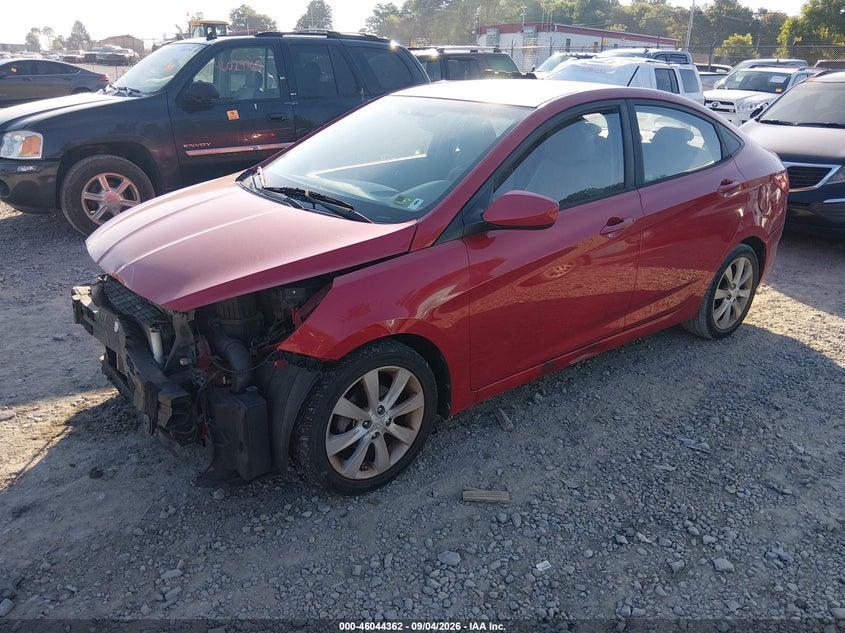 2012 HYUNDAI ACCENT SEDAN 1.6L I-4 DI, DOHC, VVT, REGULAR , 138HP
