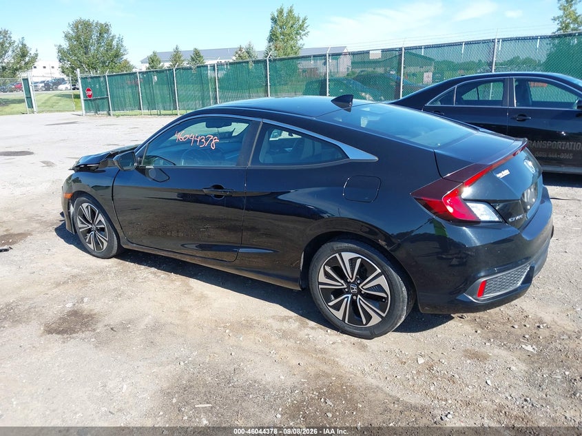 Vin: 2hgfc3b76hh353669, lot: 46543833, honda civic ex-l 20173