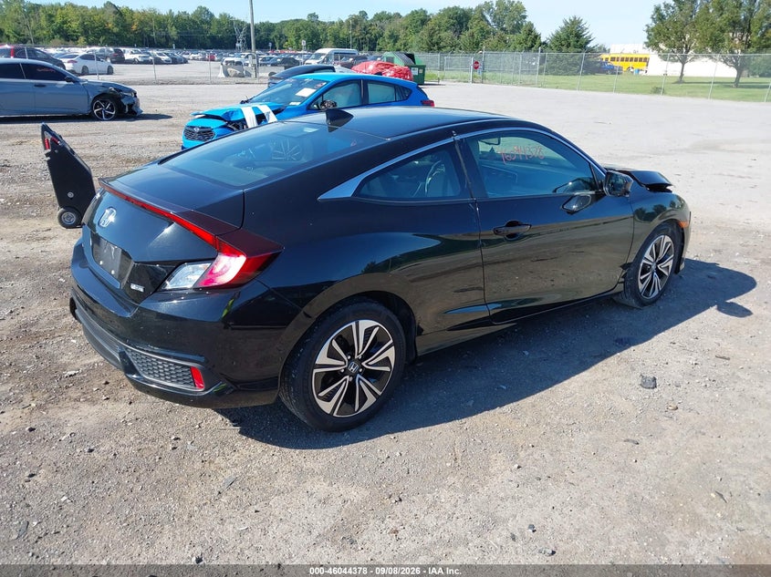 Vin: 2hgfc3b76hh353669, lot: 46543833, honda civic ex-l 20174