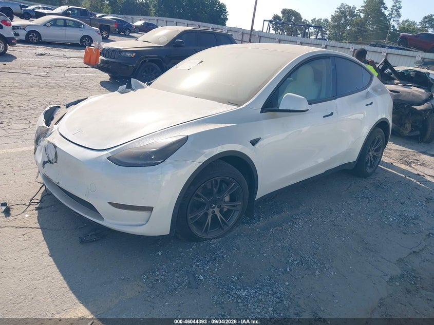 Vin: 7saygded1rf230326, lot: 46543848, tesla model y long range single motor rear-wheel drive/rwd 20242