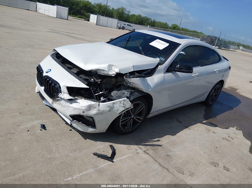 Vin: wba73ak0xm7h55274, lot: 46543906, bmw 228i gran coupe xdrive 20212