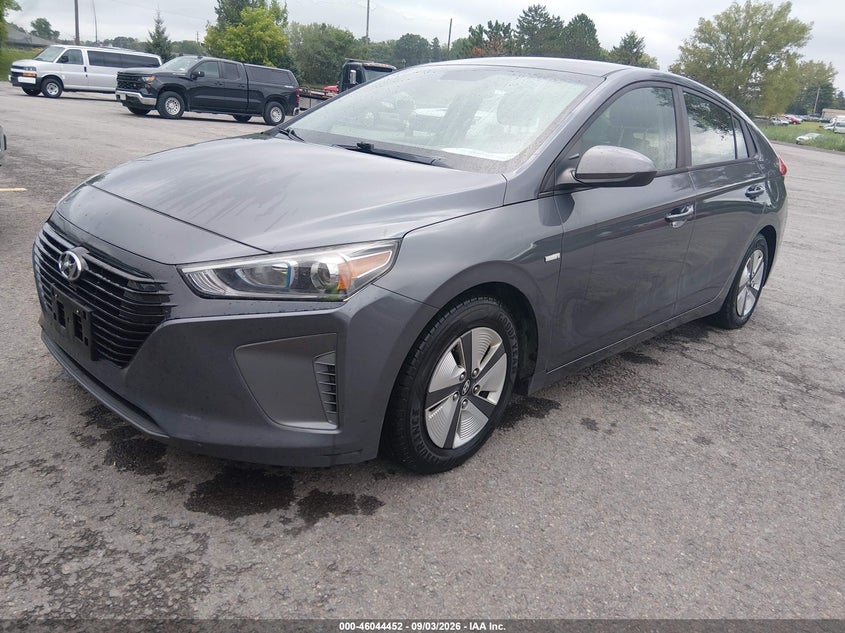 Vin: kmhc65lc7ju100987, lot: 46543907, hyundai ioniq hybrid blue 20182