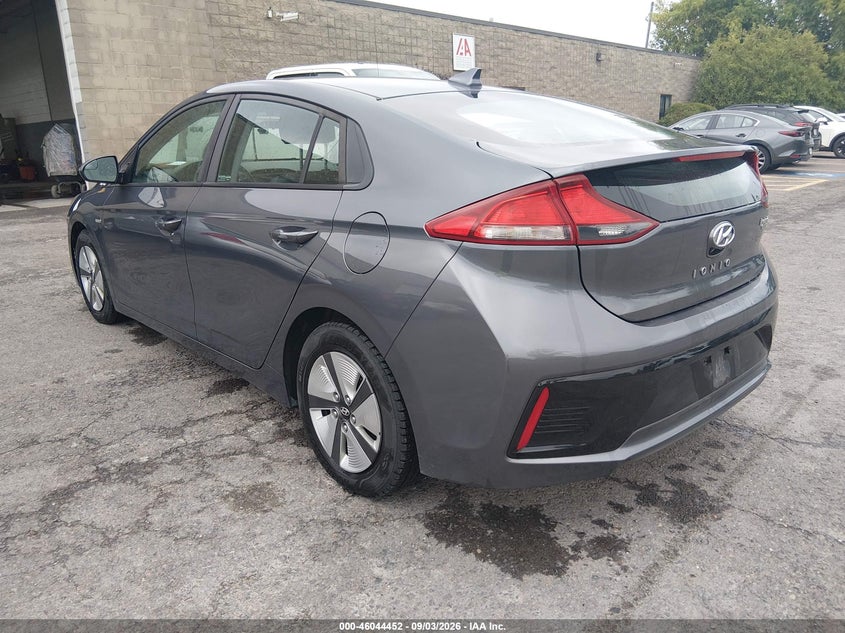 Vin: kmhc65lc7ju100987, lot: 46543907, hyundai ioniq hybrid blue 20183
